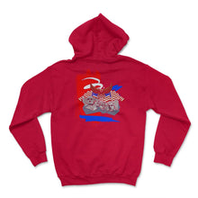 Load image into Gallery viewer, 4th Of July Shirt, Independence Day Tee, USA Flag Mount Rushmore Bald - Hoodie - Red