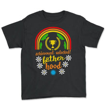 Load image into Gallery viewer, Achievement Unlocked Shirt, Father Hood Tee, Mens Gift Father's Day - Youth Tee - Black