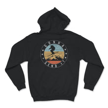 Load image into Gallery viewer, Ski Snowboard Shirt, Gonna Send It Freestyle Skiing, Cool Distressed