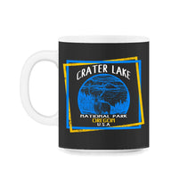 Load image into Gallery viewer, Crater Lake National Park Shirt, Oregon Mount Mazama US Lake Tee, - 11oz Mug - Black on White