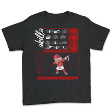 Load image into Gallery viewer, Hibachi Shirt, Hibachi Skills Sushi Tee, Japanese Cuisine, Japanese - Youth Tee - Black