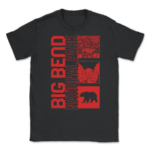 Load image into Gallery viewer, Big Bend National Park Shirt, Chisos Mountain Tee, US Texas Vintage - Unisex T-Shirt - Black