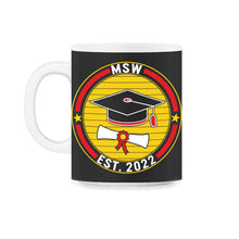 Load image into Gallery viewer, MSW EST. 2022 T-Shirt - 11oz Mug - Black on White