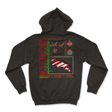 Load image into Gallery viewer, Christmas Shirt, If It Flies It Dies Duck And Deer Tee, Hunting - Hoodie - Black