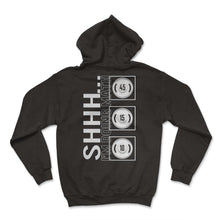 Load image into Gallery viewer, Gym Shirt, Shh I'm Doing Math Funny Tee, Workout Equipment - Hoodie - Black