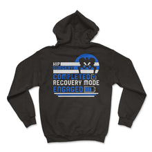 Load image into Gallery viewer, Hip Surgery Shirt, Hip Surgery Completed Tee, Bionic Broken Hip - Hoodie - Black