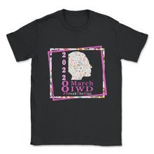 Load image into Gallery viewer, International Women's Day Shirt, March 8 2022, Break The Bias, - Unisex T-Shirt - Black
