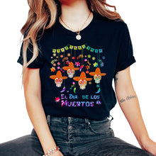 Load image into Gallery viewer, El Dia de Los Muertos Day of the Dead Sugar Skull Mexican Hat Mexico - Unisex T-Shirt - Black