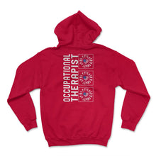Load image into Gallery viewer, Occupational Therapist Sunflower 4th Of July T Shirt - Hoodie - Red