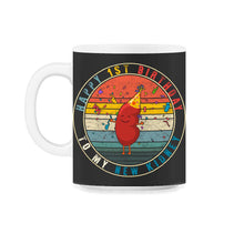 Load image into Gallery viewer, Organ Donation Awareness, Happy 1st Birthday To My New Kidney Organ - 11oz Mug - Black on White