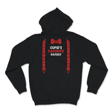 Load image into Gallery viewer, Valentines Day Shirt Cupid's Favorite Barber Barb Dresser Funny Red