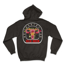 Load image into Gallery viewer, Reproductive Rights Shirt, No Country For Old Men Floral Vaginal - Hoodie - Black