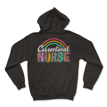 Load image into Gallery viewer, Nurse Shirt, Correctional Nurse Tee, RN Gift Ideas, Jail Registered - Hoodie - Black