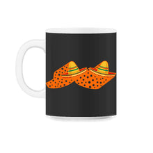 Load image into Gallery viewer, Cinco De Mayo Shirt, Sombrero Boobs Tee Mexican Hat, May 5th Mexican - 11oz Mug - Black on White