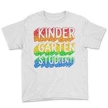 Load image into Gallery viewer, Kindergarten Shirt, Kindergarten Student Tee, Pre-K Graduation Gift, - Youth Tee - White