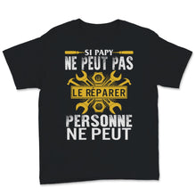 Load image into Gallery viewer, Papy bricolage tee shirt grand-pere homme humour cadeau anniversaire