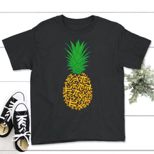 Load image into Gallery viewer, Cute Pi Day Shirt Pineapple Fruit Lover Math Teacher Student - Youth Tee - Black