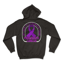 Load image into Gallery viewer, Pancreatic Cancer Shirt, My God Is Stronger Than Pancreatic Cancer, - Hoodie - Black