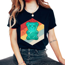 Load image into Gallery viewer, Jelly Gummies T-shirt Soft Sugar Candy Fruity Juicy Kids Gummy candy - Unisex T-Shirt - Black