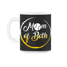 Load image into Gallery viewer, Baseball Shirt, Mom Of Both Baseball Softball, Baseball Mom Mother's - 11oz Mug - Black on White