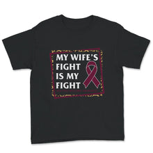 Load image into Gallery viewer, My Wife's Fight Is My Fight, Multiple Myeloma Cancer Awareness Shirt,