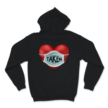 Load image into Gallery viewer, In Love And Taken Shirt Heart Wearing Face Mask Pandemic Engaged