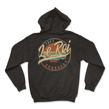 Load image into Gallery viewer, Papy Le Roi Chasseur Humour T Shirt copy - Hoodie - Black