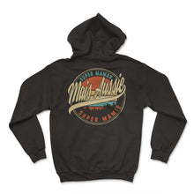 Load image into Gallery viewer, Super Maman Mais Aussie Super Mamie Humour T Shirt copy - Hoodie - Black