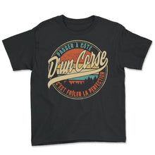 Load image into Gallery viewer, Passer À Côté D'un Corse C'est Frôler La Perfection Humour T Shirt - Youth Tee - Black
