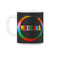 Load image into Gallery viewer, Mexicana Shirt, Latina Women Gift For Mother's Day Mexico Tee, - 11oz Mug - Black on White