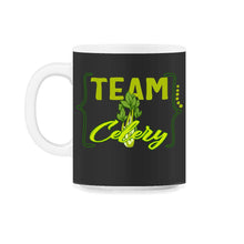 Load image into Gallery viewer, Celery Vegetable Shirt, Team Celery Tee, Vegetable Lover Gift, Gift - 11oz Mug - Black on White