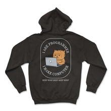 Load image into Gallery viewer, Programmer Shirt, I Are Programmer I Make Computer Beep Boop Beep - Hoodie - Black