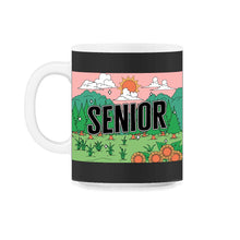 Load image into Gallery viewer, Graduation Shirt, Senior Class Of 2023 Gift End Of Class Senior Retro - 11oz Mug - Black on White
