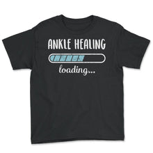 Load image into Gallery viewer, Ankle Healing Loading T Shirt - Youth Tee - Black