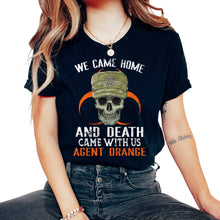 Load image into Gallery viewer, Orange Agent Vietnam War Military Victims Retired Soldier Veteran - Unisex T-Shirt - Black