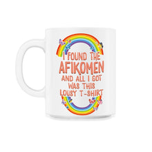 Load image into Gallery viewer, I Found The Afikomen Shirt, Jewish Holiday Funny Seder Gift, Jews - 11oz Mug - White
