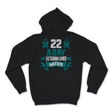Load image into Gallery viewer, 22 a Day Veteran Lives Matter Retro USA American Army PTSD Awareness