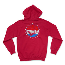 Load image into Gallery viewer, 4th Of July Shirt, Grandpa Independence Day, USA Flag Mount Rushmore - Hoodie - Red