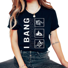 Load image into Gallery viewer, I Bang Ditches Snowmobile Vintage Shirt, Winter Snowmobiling Lover - Unisex T-Shirt - Black