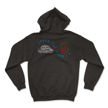 Load image into Gallery viewer, Police Shirt, Sound The Alarm I'm 5 Tee, Policeman Cop, Police - Hoodie - Black