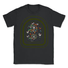 Load image into Gallery viewer, Dandelion Chicken Shirt, Floral Farm Chicken Tee, Natures Flower - Unisex T-Shirt - Black