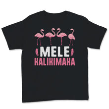 Load image into Gallery viewer, Mele Kalikimaka Shirt Flamingo Hawaiian Xmas Hawaii Merry Christmas