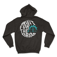 Load image into Gallery viewer, Roller Coaster Shirt, Wait For The Drop Tee, Rollercoaster Lover - Hoodie - Black