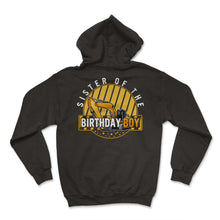 Load image into Gallery viewer, Siblings Shirt, Sister Of The Birthday Boy Excavator Tee, Sisterhood - Hoodie - Black