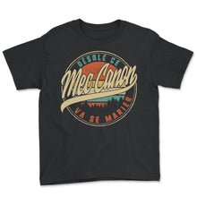 Load image into Gallery viewer, Désolé Ce Mec Canon Va Se Marier Humour T Shirt copy - Youth Tee - Black
