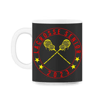 Load image into Gallery viewer, Lacrosse Senior 2023 T Shirt - 11oz Mug - Black on White