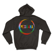 Load image into Gallery viewer, Mexicana Shirt, Latina Women Gift For Mother's Day Mexico Tee, - Hoodie - Black