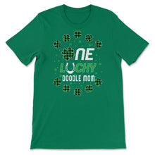 Load image into Gallery viewer, Funny St Patricks Day Gift for PreK Kinder One Lucky Doodle Mom T - Unisex T-Shirt - Kelly Green