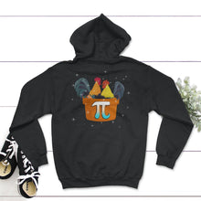 Load image into Gallery viewer, Pi Day Shirt, Funny Chicken Pi Pot, Math Teacher Gift, Math Geek - Hoodie - Black