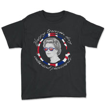 Load image into Gallery viewer, Happy Treason Day Shirt, Colonial Peasants 4th Of July Queen - Youth Tee - Black
